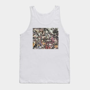 schwarze skelett straße Tank Top